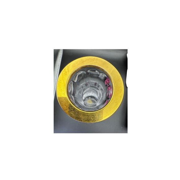 Vintage Marquis by Waterford Hanover Gold Trim Crystal Decanter w/Stopper 12" - Picture 5 of 8